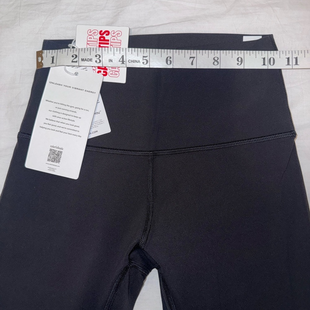 Black High-Waist Active Leggings
